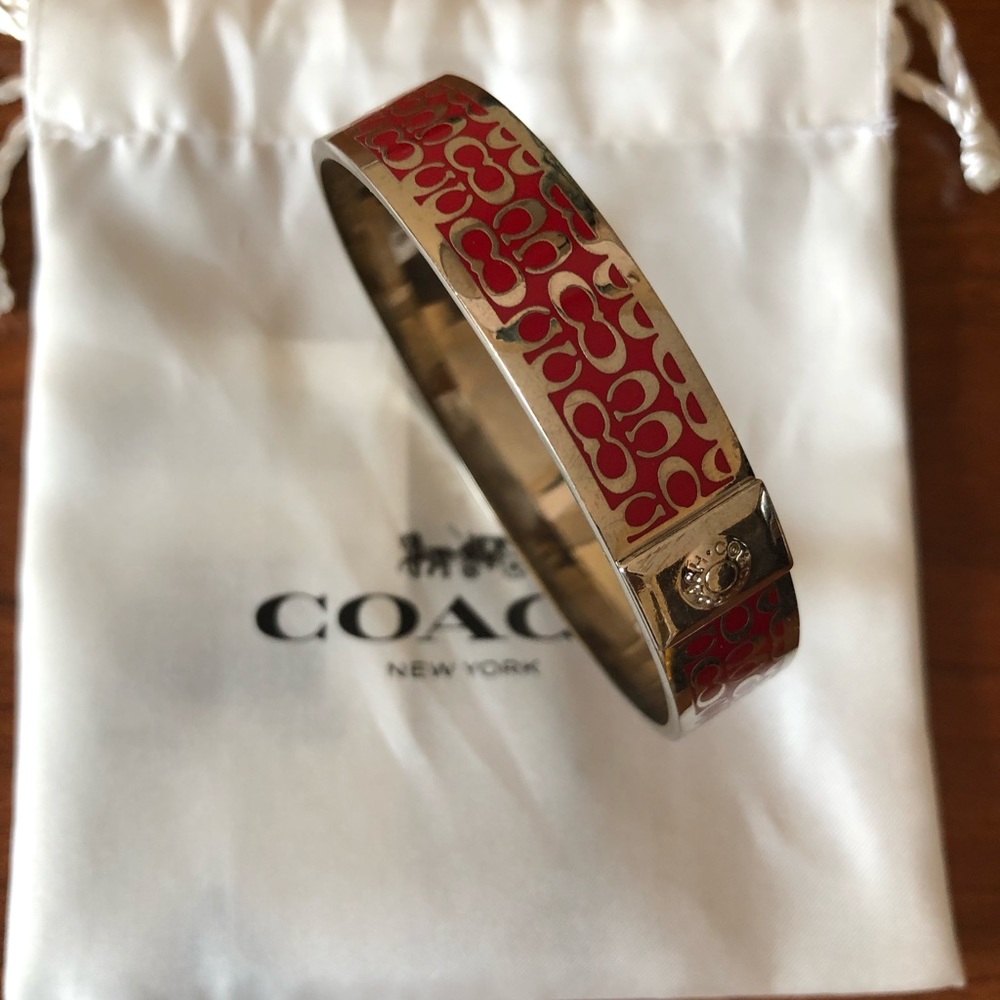 Coach Signature Bangle